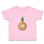 Toddler Clothes Onion with Face A Food & Beverage Vegetables Toddler Shirt