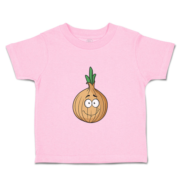 Toddler Clothes Onion with Face A Food & Beverage Vegetables Toddler Shirt