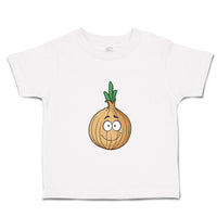 Toddler Clothes Onion with Face A Food & Beverage Vegetables Toddler Shirt