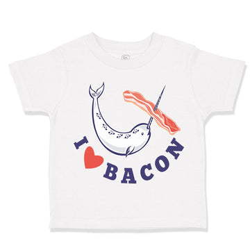 Toddler Clothes I Love Bacon Toddler Shirt Baby Clothes Cotton