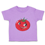 Toddler Clothes Tomato with Face Food & Beverage Vegetables Toddler Shirt Cotton