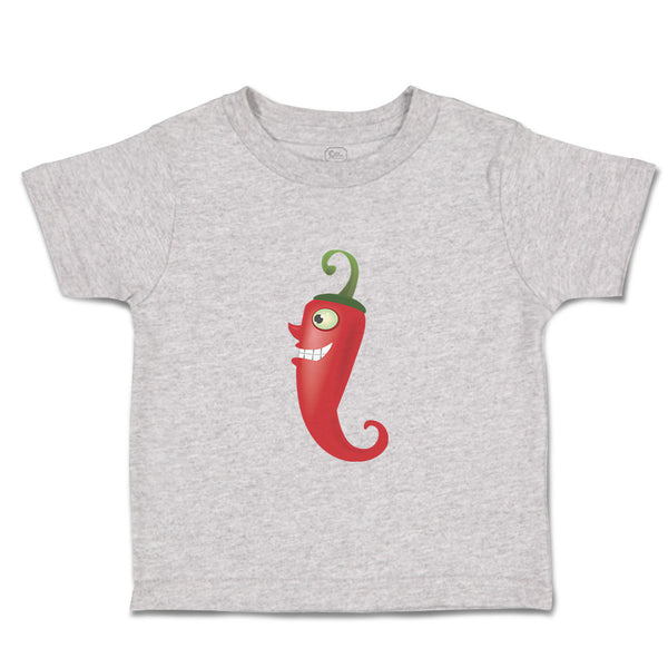 Toddler Clothes Chili Pepper Food & Beverage Vegetables Toddler Shirt Cotton