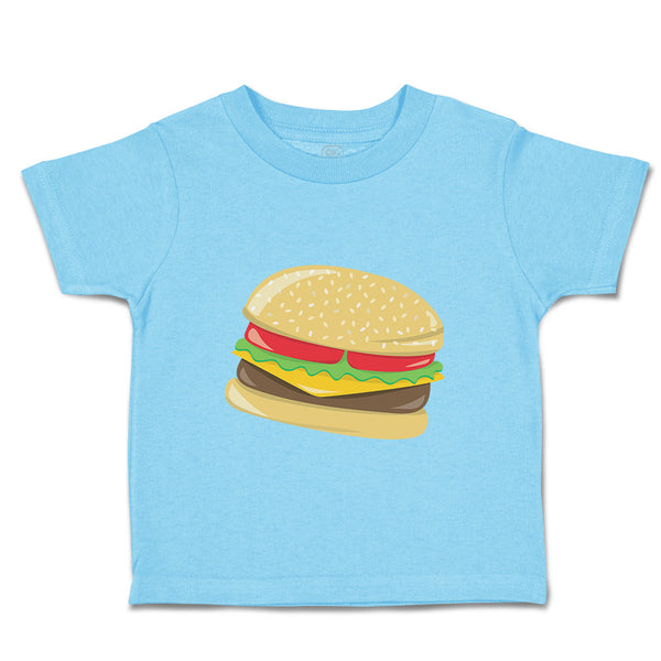 Toddler Clothes Burger Food and Beverages Meats Toddler Shirt Cotton