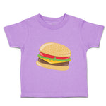 Toddler Clothes Burger Food and Beverages Meats Toddler Shirt Cotton