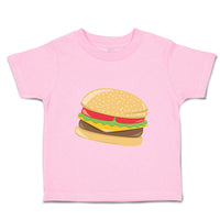 Toddler Clothes Burger Food and Beverages Meats Toddler Shirt Cotton