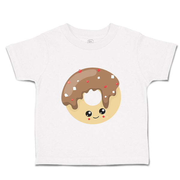 Toddler Clothes Donuts Chocolate Eyes Food and Beverages Desserts Toddler Shirt