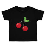 Toddler Clothes Red Cherry Food and Beverages Fruit Toddler Shirt Cotton