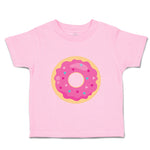 Toddler Girl Clothes Pink Donuts Food and Beverages Desserts Toddler Shirt