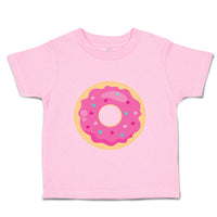 Toddler Girl Clothes Pink Donuts Food and Beverages Desserts Toddler Shirt