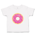 Toddler Girl Clothes Pink Donuts Food and Beverages Desserts Toddler Shirt