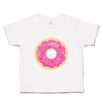 Toddler Girl Clothes Pink Donuts Food and Beverages Desserts Toddler Shirt