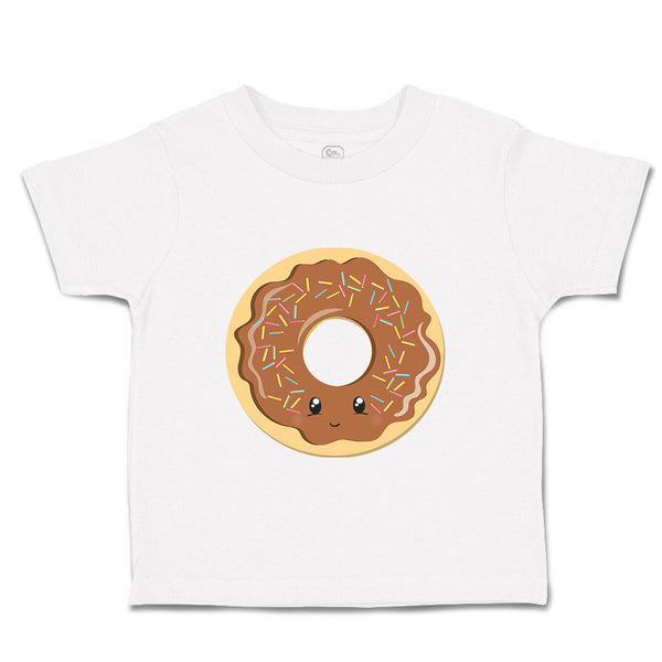 Toddler Clothes Chocolate Donuts Eyes Food and Beverages Desserts Toddler Shirt