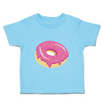 Toddler Clothes Purple Donuts Food and Beverages Desserts Toddler Shirt Cotton