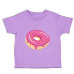 Toddler Clothes Purple Donuts Food and Beverages Desserts Toddler Shirt Cotton