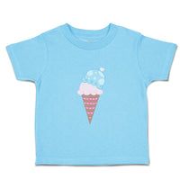 Toddler Clothes Pink Blue Ice Cream Food and Beverages Desserts Toddler Shirt