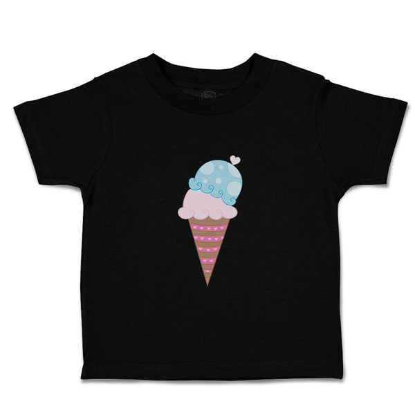 Toddler Clothes Pink Blue Ice Cream Food and Beverages Desserts Toddler Shirt