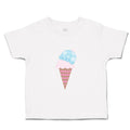 Toddler Clothes Pink Blue Ice Cream Food and Beverages Desserts Toddler Shirt