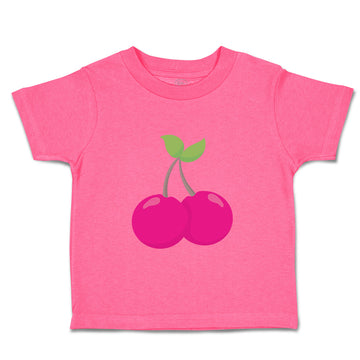 Toddler Girl Clothes Kawaii Cherries Food and Beverages Fruit Toddler Shirt