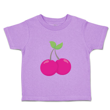 Toddler Girl Clothes Kawaii Cherries Food and Beverages Fruit Toddler Shirt