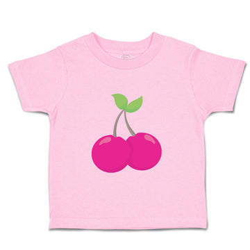 Toddler Girl Clothes Kawaii Cherries Food and Beverages Fruit Toddler Shirt