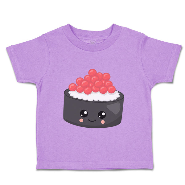 Toddler Clothes Sushi Roll Caviar Food and Beverages Sushi Toddler Shirt Cotton