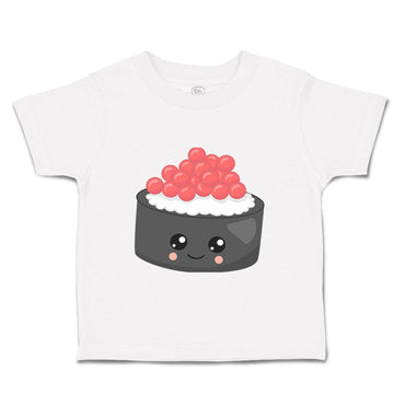 Toddler Clothes Sushi Roll Caviar Food and Beverages Sushi Toddler Shirt Cotton