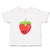Toddler Clothes Red Strawberry Food and Beverages Fruit Toddler Shirt Cotton