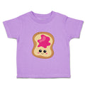 Toddler Clothes Jelly Toast Food and Beverages Bread Toddler Shirt Cotton
