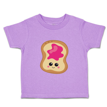 Toddler Clothes Jelly Toast Food and Beverages Bread Toddler Shirt Cotton