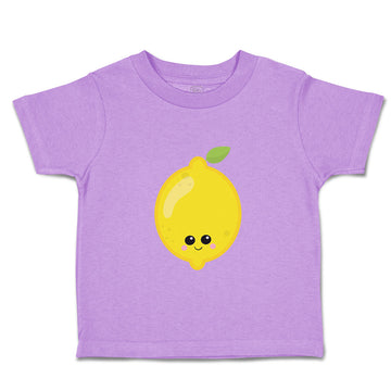 Toddler Clothes Smile Lemon Food and Beverages Fruit Toddler Shirt Cotton