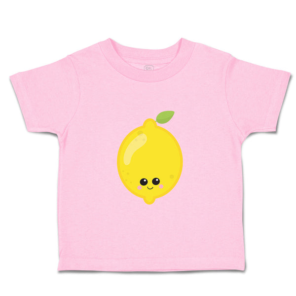Toddler Clothes Smile Lemon Food and Beverages Fruit Toddler Shirt Cotton