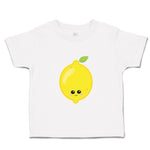 Toddler Clothes Smile Lemon Food and Beverages Fruit Toddler Shirt Cotton
