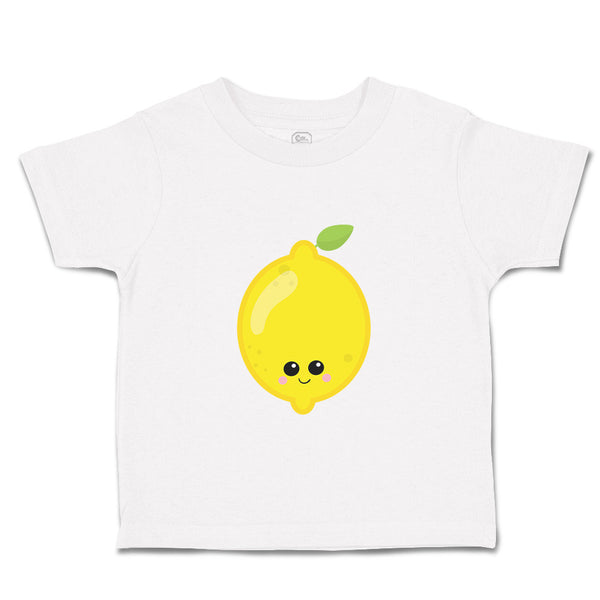 Toddler Clothes Smile Lemon Food and Beverages Fruit Toddler Shirt Cotton