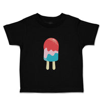 Toddler Clothes Red Pink Blue Popsicle Food and Beverages Desserts Toddler Shirt