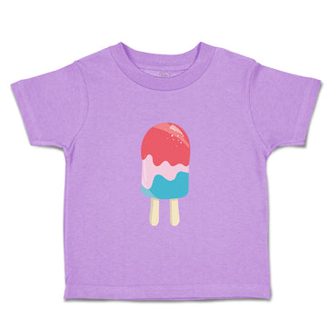 Toddler Clothes Red Pink Blue Popsicle Food and Beverages Desserts Toddler Shirt