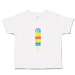 Toddler Clothes Rainbow Popsicle Eyes Food and Beverages Desserts Toddler Shirt