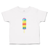 Toddler Clothes Rainbow Popsicle Eyes Food and Beverages Desserts Toddler Shirt