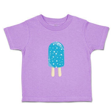 Toddler Clothes Blue Stars Popsicle Food and Beverages Desserts Toddler Shirt