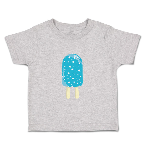 Toddler Clothes Blue Stars Popsicle Food and Beverages Desserts Toddler Shirt