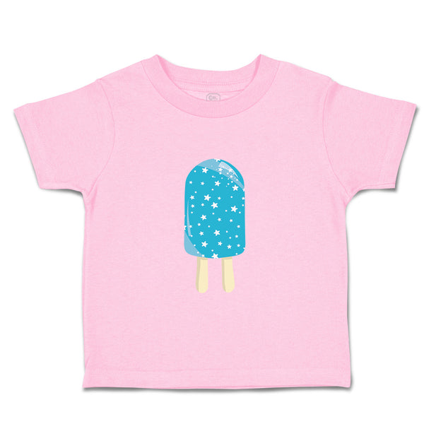 Toddler Clothes Blue Stars Popsicle Food and Beverages Desserts Toddler Shirt