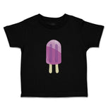 Toddler Clothes Purple Popsicle Food and Beverages Desserts Toddler Shirt Cotton