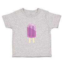 Toddler Clothes Purple Popsicle Food and Beverages Desserts Toddler Shirt Cotton
