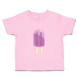 Toddler Clothes Purple Popsicle Food and Beverages Desserts Toddler Shirt Cotton
