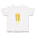 Toddler Clothes Yellow Orange Popsicle Eyes Food and Beverages Desserts Cotton