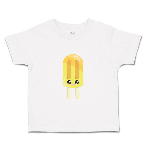 Toddler Clothes Yellow Orange Popsicle Eyes Food and Beverages Desserts Cotton