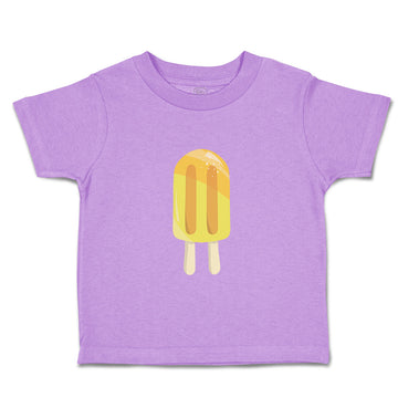 Toddler Clothes Yellow Orange Popsicle Food and Beverages Desserts Toddler Shirt