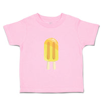 Toddler Clothes Yellow Orange Popsicle Food and Beverages Desserts Toddler Shirt