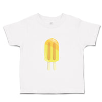 Toddler Clothes Yellow Orange Popsicle Food and Beverages Desserts Toddler Shirt
