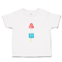 Toddler Clothes Red White Blue Popsicle Food and Beverages Desserts Cotton