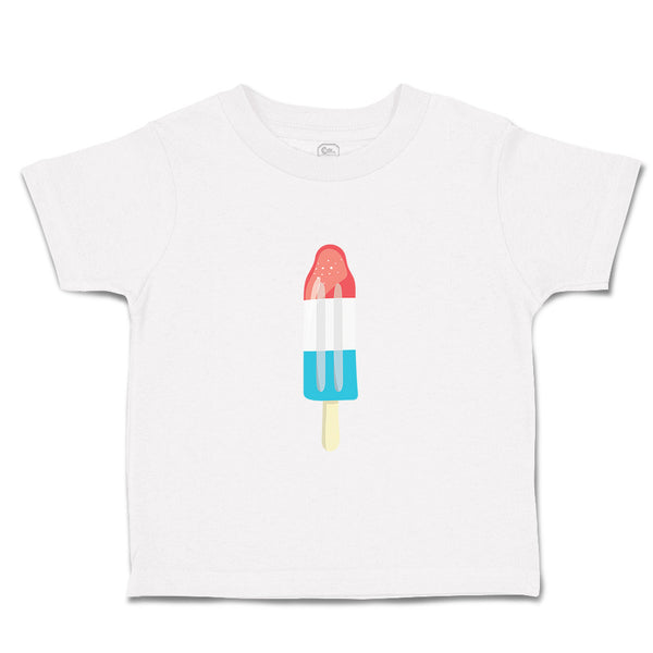 Toddler Clothes Red White Blue Popsicle Food and Beverages Desserts Cotton